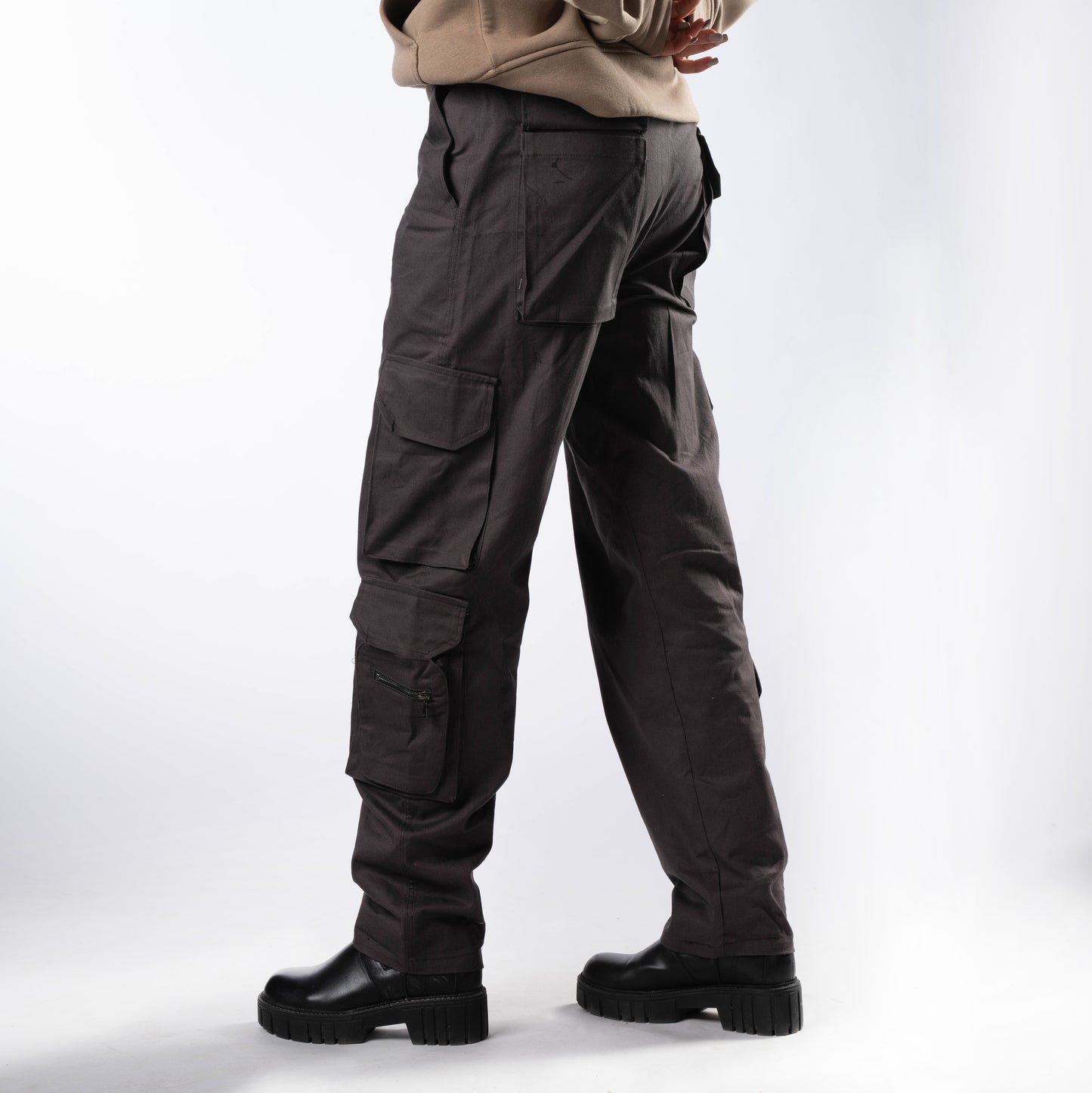 Unisex Dark Grey Cargo pants
